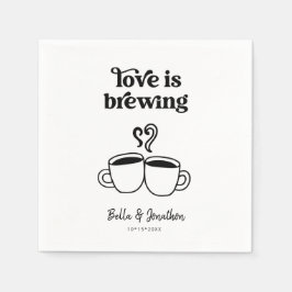 Liebe ist Kaffee brächten / Tee Napkin Serviette