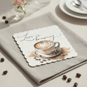 Liebe ist Kaffee Brautparty Untersetzer