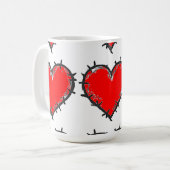 Liebe ist kaffeetasse (Vorderseite Links)