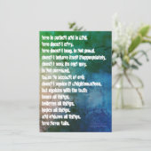 Liebe ist karte (Stehend Vorderseite)