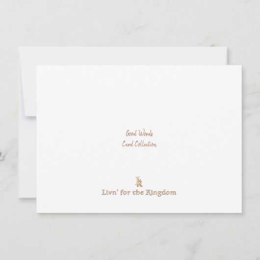 Liebe ist karte (Rückseite)