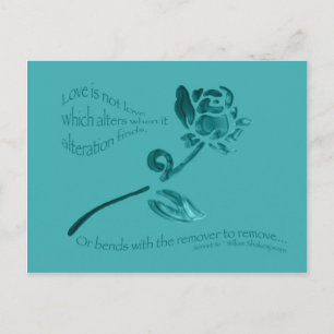 Liebe ist keine Liebe... Postkarte