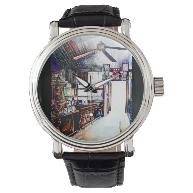 Liebe ist keine Mauer, sondern eine Brücke Armbanduhr (Vorderseite)