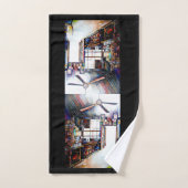 Liebe ist keine Mauer, sondern eine Brücke Badhandtuch Set (Handtuch)