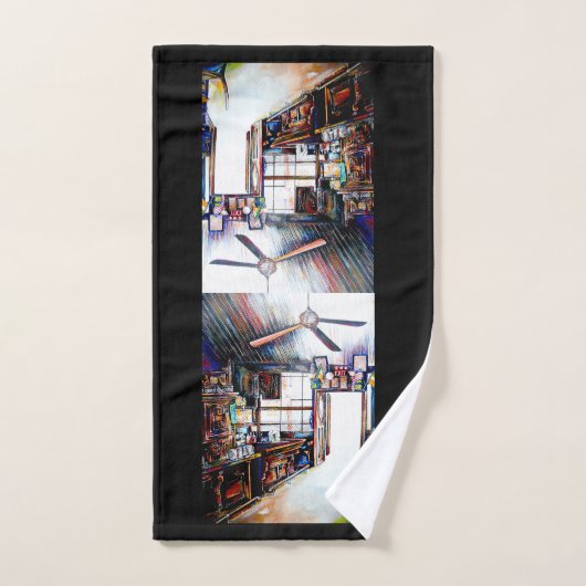 Liebe ist keine Mauer, sondern eine Brücke Badhandtuch Set (Handtuch)