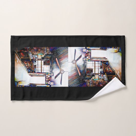 Liebe ist keine Mauer, sondern eine Brücke Badhandtuch Set (Handtuch)