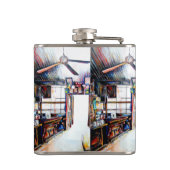 Liebe ist keine Mauer, sondern eine Brücke Flachmann (Rückseite)