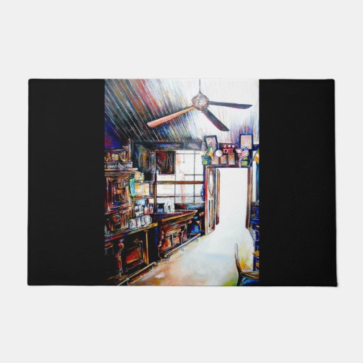 Liebe ist keine Mauer, sondern eine Brücke Fußmatte (Vorderseite)