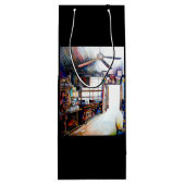 Liebe ist keine Mauer, sondern eine Brücke Geschenktüte Für Weinflaschen (Rückseite)