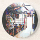 Liebe ist keine Mauer, sondern eine Brücke Getränkeuntersetzer (Vorne)