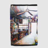 Liebe ist keine Mauer, sondern eine Brücke Golfhandtuch (Vorderseite)