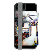 Liebe ist keine Mauer, sondern eine Brücke Incipio iPhone Geldbeutel-Hülle (Folio Rückseite)