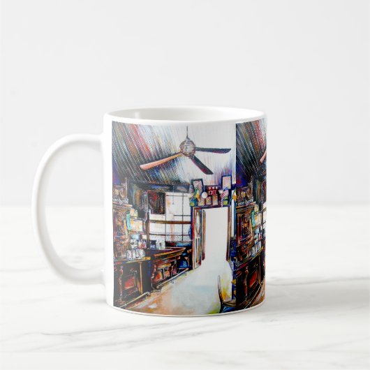 Liebe ist keine Mauer, sondern eine Brücke Kaffeetasse (Links)