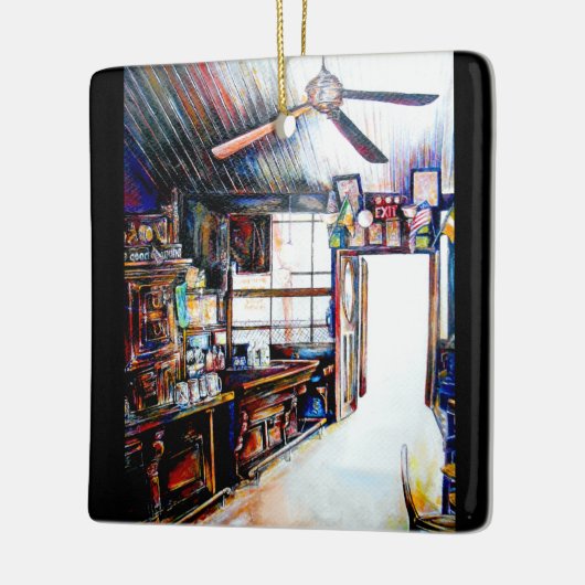 Liebe ist keine Mauer, sondern eine Brücke Keramikornament (Links)