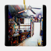 Liebe ist keine Mauer, sondern eine Brücke Keramikornament (Vorderseite)