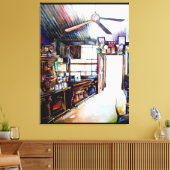 Liebe ist keine Mauer, sondern eine Brücke Leinwanddruck (Insitu (Wohnzimmer))