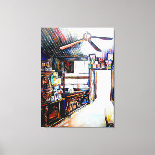 Liebe ist keine Mauer, sondern eine Brücke Leinwanddruck