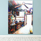 Liebe ist keine Mauer, sondern eine Brücke Leinwanddruck (Insitu (Holzboden))