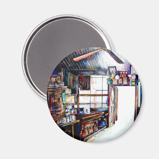 Liebe ist keine Mauer, sondern eine Brücke Magnet (Vorderseite/Rückseite)