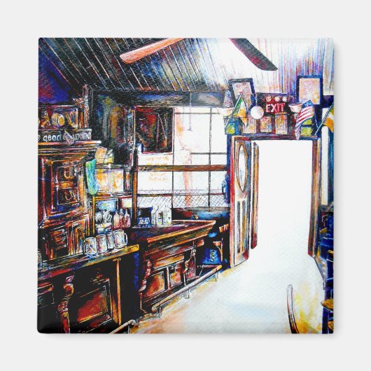 Liebe ist keine Mauer, sondern eine Brücke Magnet (Vorne)