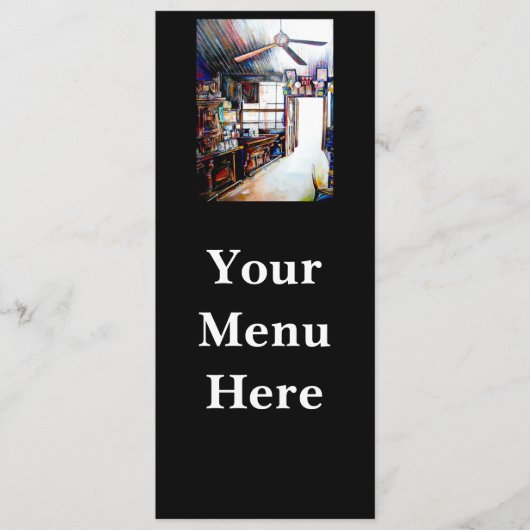 Liebe ist keine Mauer, sondern eine Brücke Menükarte (Vorderseite)