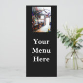 Liebe ist keine Mauer, sondern eine Brücke Menükarte (Stehend Vorderseite)