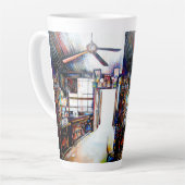 Liebe ist keine Mauer, sondern eine Brücke Milchtasse (Linke Ecke)