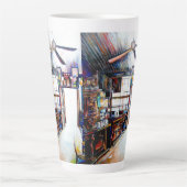 Liebe ist keine Mauer, sondern eine Brücke Milchtasse (Vorderseite)