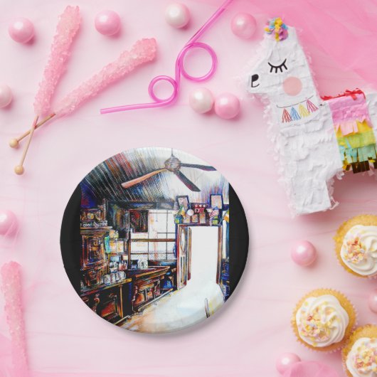 Liebe ist keine Mauer, sondern eine Brücke Pappteller (Party)