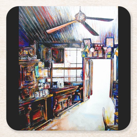 Liebe ist keine Mauer, sondern eine Brücke Rechteckiger Pappuntersetzer (Vorderseite)