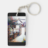 Liebe ist keine Mauer, sondern eine Brücke Schlüsselanhänger (Rückseite)