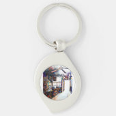 Liebe ist keine Mauer, sondern eine Brücke Schlüsselanhänger (Vorderseite)