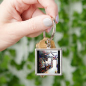 Liebe ist keine Mauer, sondern eine Brücke Schlüsselanhänger (Hand)