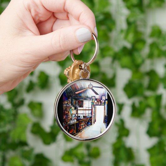 Liebe ist keine Mauer, sondern eine Brücke Schlüsselanhänger (Hand)