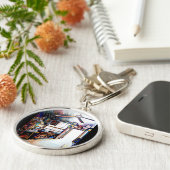 Liebe ist keine Mauer, sondern eine Brücke Schlüsselanhänger (Seite)