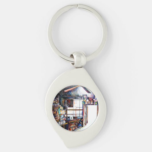 Liebe ist keine Mauer, sondern eine Brücke Schlüsselanhänger (Vorderseite)