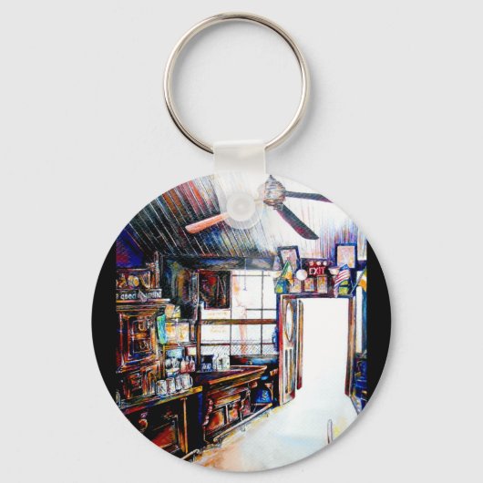 Liebe ist keine Mauer, sondern eine Brücke Schlüsselanhänger (Vorderseite)