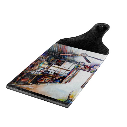 Liebe ist keine Mauer, sondern eine Brücke Schneidebrett (Ecke)