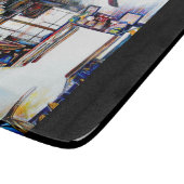 Liebe ist keine Mauer, sondern eine Brücke Schneidebrett (Ecke)