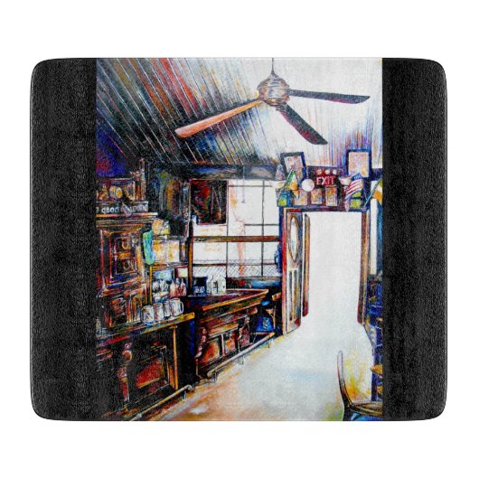 Liebe ist keine Mauer, sondern eine Brücke Schneidebrett (Vorderseite)