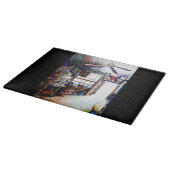 Liebe ist keine Mauer, sondern eine Brücke Schneidebrett (Ecke)