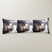 Liebe ist keine Mauer, sondern eine Brücke Seitenschläferkissen (Rückseite)