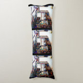 Liebe ist keine Mauer, sondern eine Brücke Seitenschläferkissen (Vorderseite Vertikal)