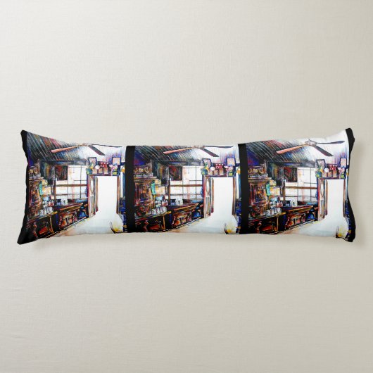 Liebe ist keine Mauer, sondern eine Brücke Seitenschläferkissen (Vorderseite)