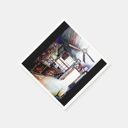 Liebe ist keine Mauer, sondern eine Brücke Serviette (Ecke)