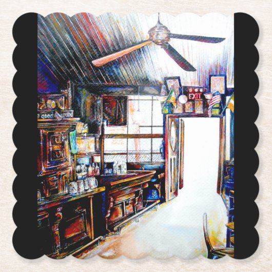 Liebe ist keine Mauer, sondern eine Brücke Untersetzer (Vorderseite)