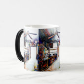 Liebe ist keine Mauer, sondern eine Brücke Verwandlungstasse (Vorderseite Links)