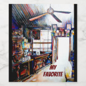 Liebe ist keine Mauer, sondern eine Brücke Weinetikett (Einzelnes Label)