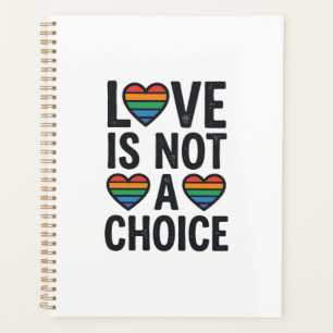 Liebe ist keine Wahl Regenbogen Stolz Vintage-Shir Planer