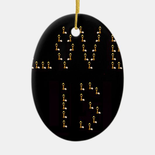 Liebe ist keramikornament (Vorne)